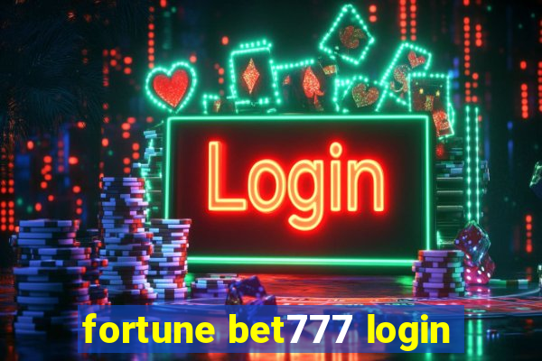 fortune bet777 login