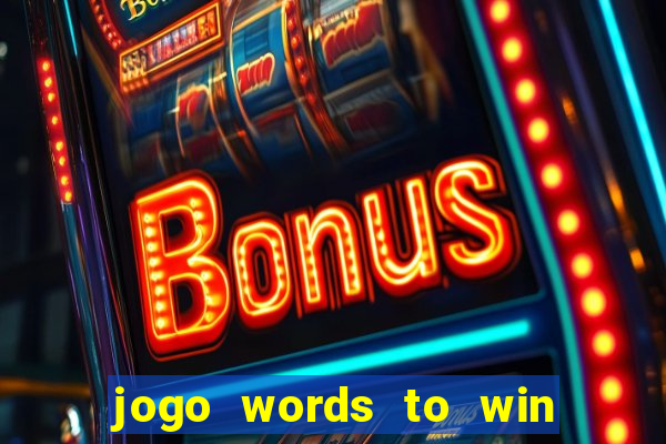 jogo words to win paga mesmo