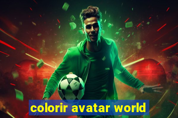 colorir avatar world