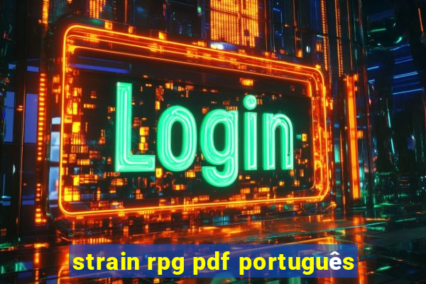 strain rpg pdf português